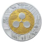 Ripple Coin Icon: Ripple coin logo supporting global transactions.