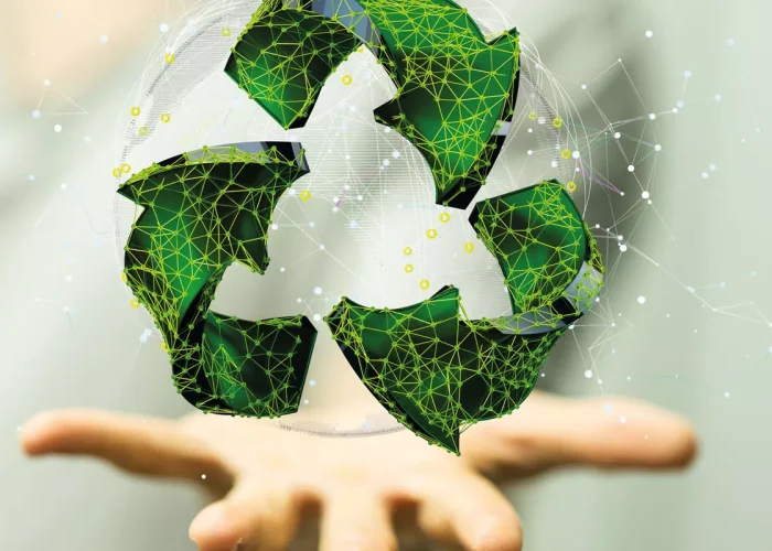 Promoting inclusivity and sustainability through blockchain.